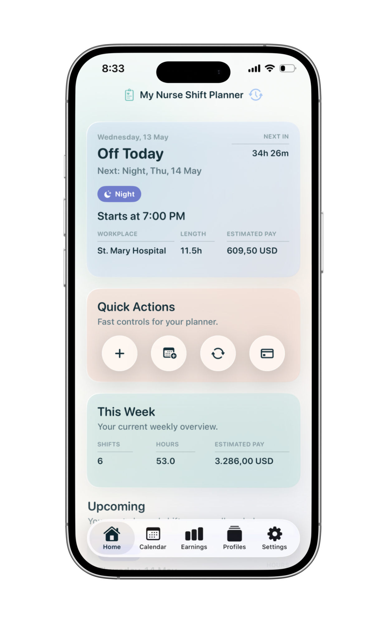 My Nurse Shift Planner feature preview